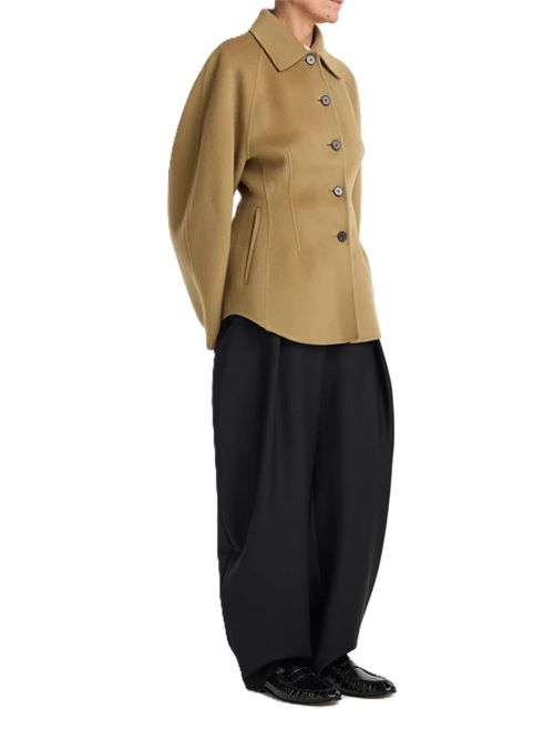 double-faced sculptural jacket | camel Róhe | 420-11-250260_302 CAMEL